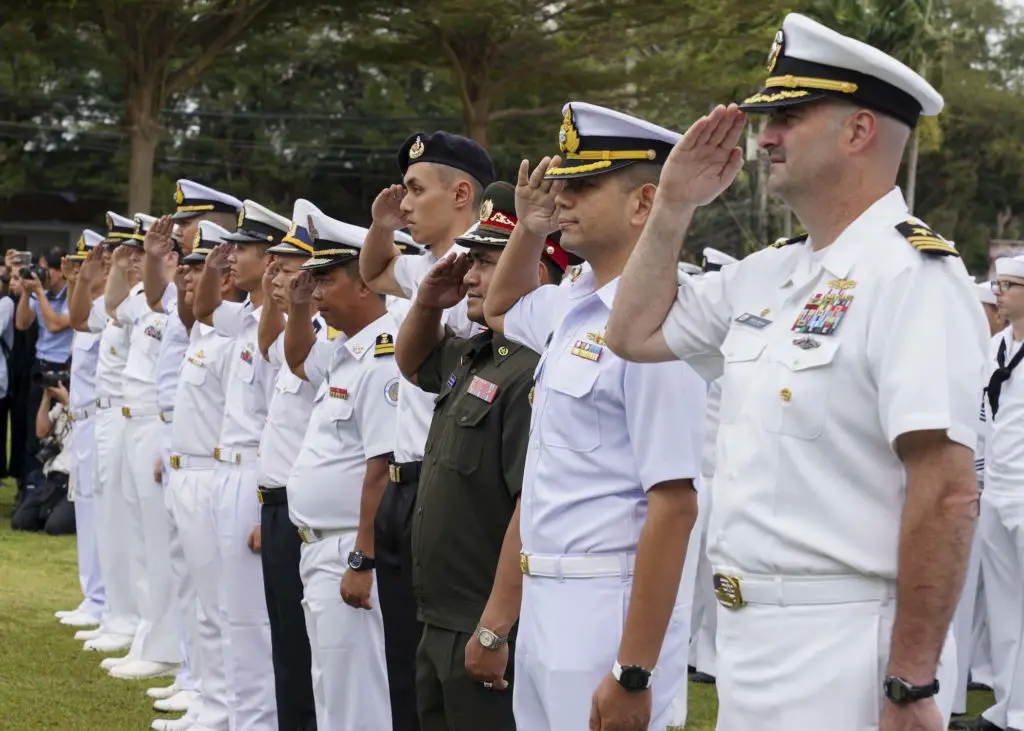 US and Thai sailors at AUMX