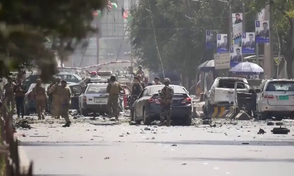 Taliban car bomb in Shash Darak area of Kabul, Afghanistan