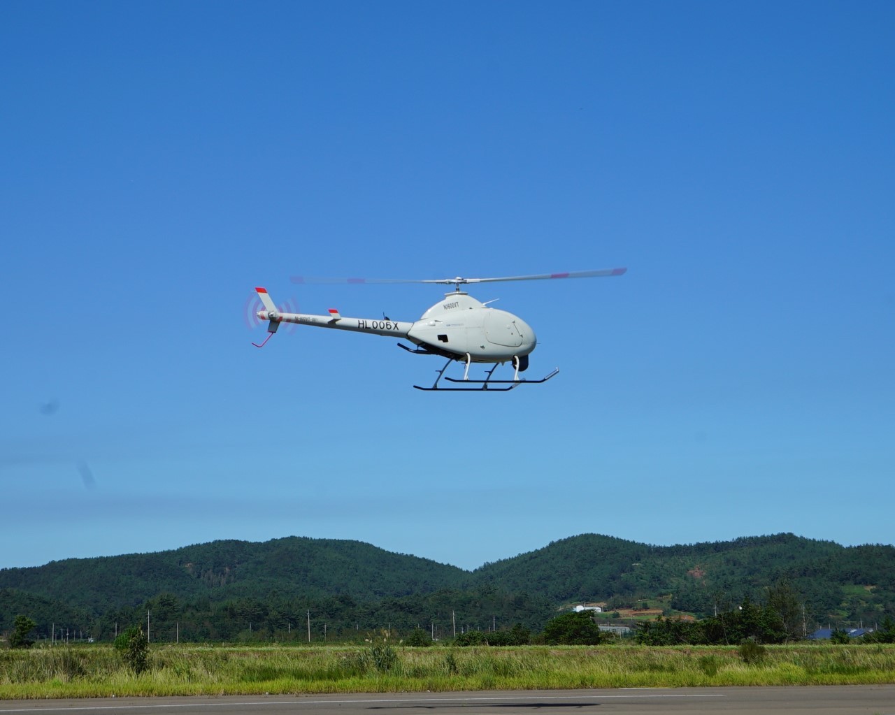 KAI NI-600 VT UAV helicopter test