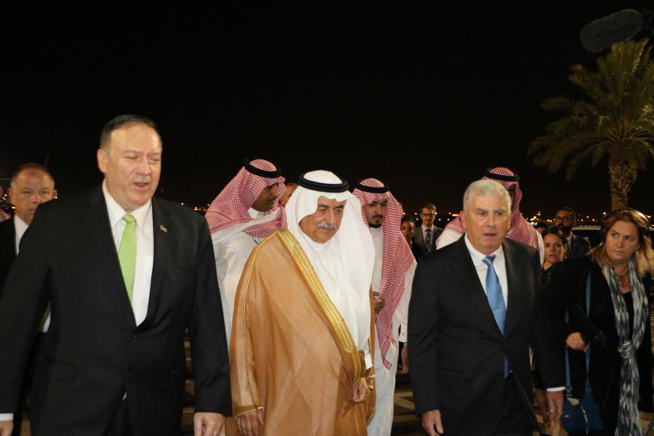 US Secretary of State Mike Pompeo in Saudi Arabia
