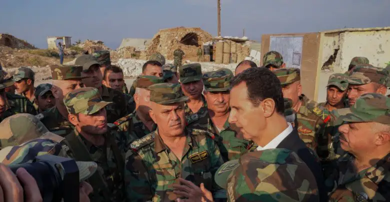 Syrian President Bashar al-Assad in Idlib