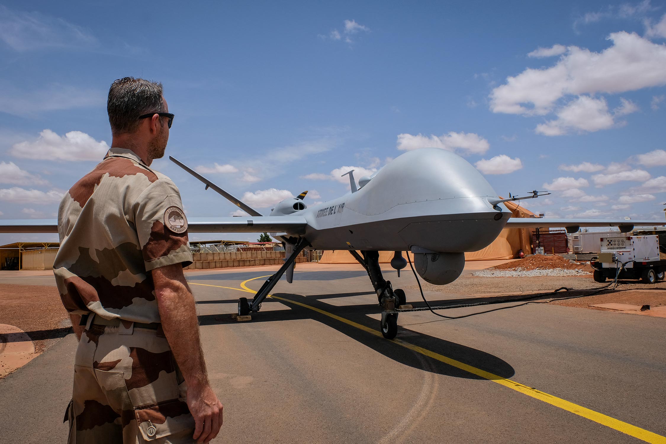 French MQ-9 Reaper drone in Niger
