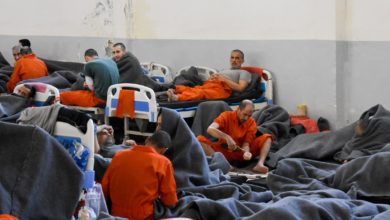 ISIS prisoners in Hasakah, Syria
