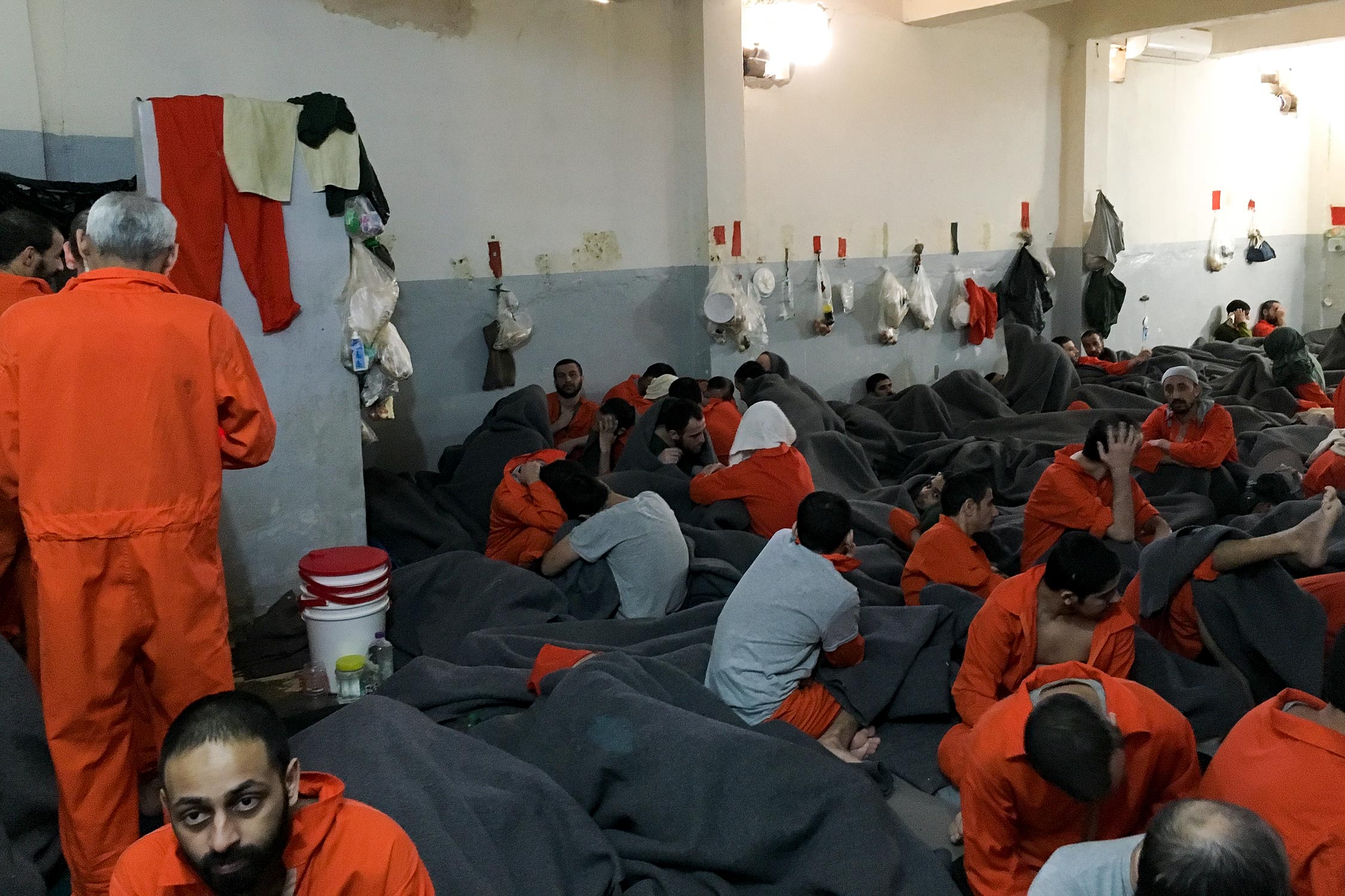 ISIS prisoners in Hasakah, Syria