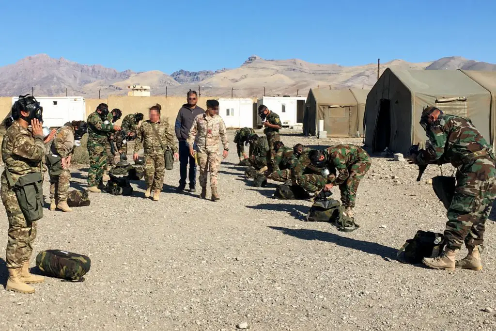 Peshmerga CBRN training in Sulaymaniyah