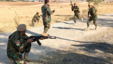 KTCC Zerevani Peshmerga training in Bnaslawa