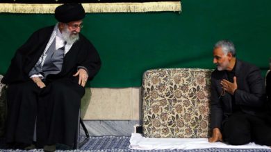 Iran's Ayatollah Khamenei and Qasem Soleimani