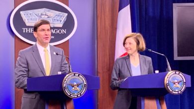 French Armed Forces Minister visits Pentagon