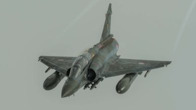 French Mirage 2000 fighter jet