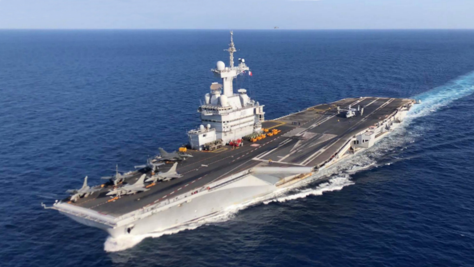 French aircraft carrier Charles de Gaulle