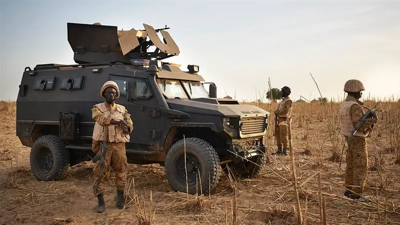 Burkina Faso soldiers.