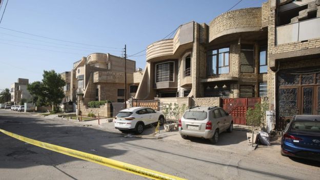 Hisham al-Hashemi's apartment in Baghdad.
