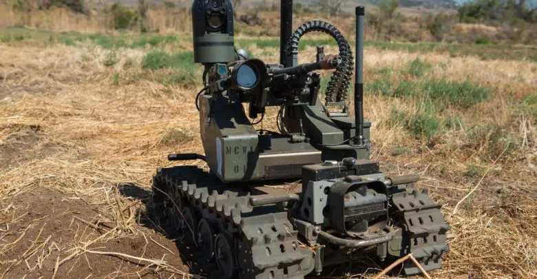 A US military Modular Advanced Armed Robotic System