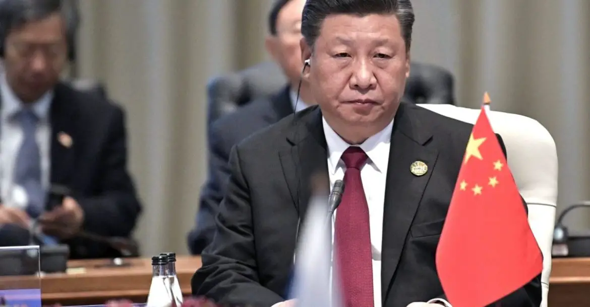 Xi Jinping in a conference.