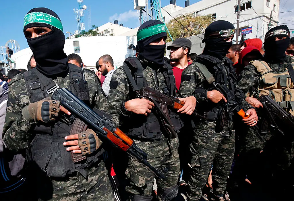 Hamas operatives in Gaza