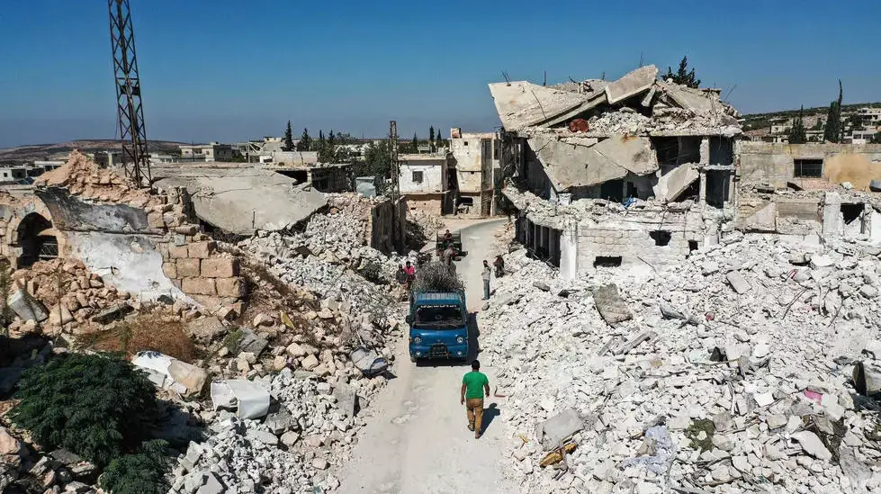 File photo of Syria's last major rebel bastion of Idlib