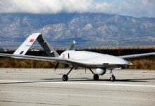 Turkey's Bayraktar TB military drone.