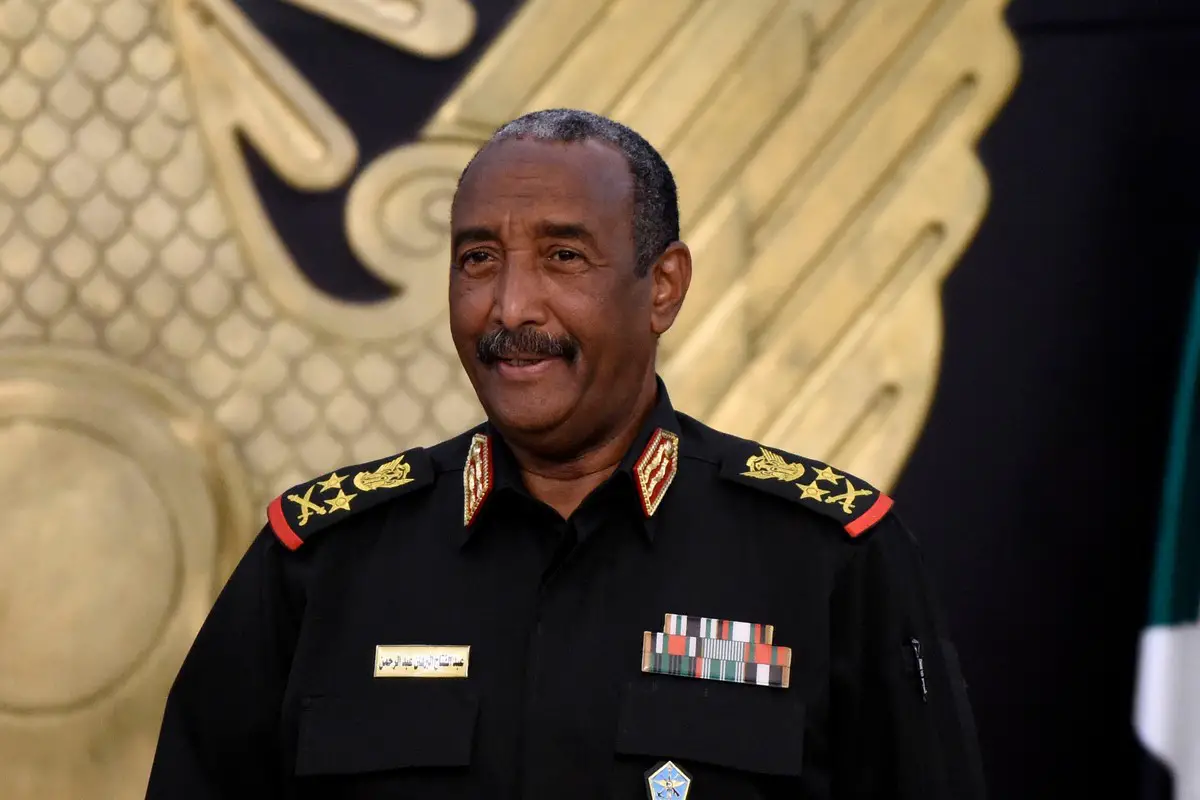 General Abdel Fattah al-Burhan, who heads Sudan's armed forces and the Sovereign Council.