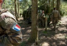 Οι αμυντικές δυνάμεις της Γαλλίας συμμετέχουν στην ετήσια άσκηση «Spring Storm» των Εσθονικών Αμυντικών Δυνάμεων στις 22 Μαΐου 2017 κοντά στην πόλη Τάπα, στην ανατολική Εσθονία.