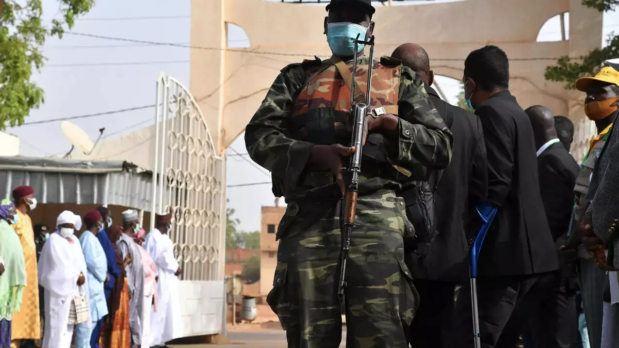 Security during elections in Niger's capital Niamey