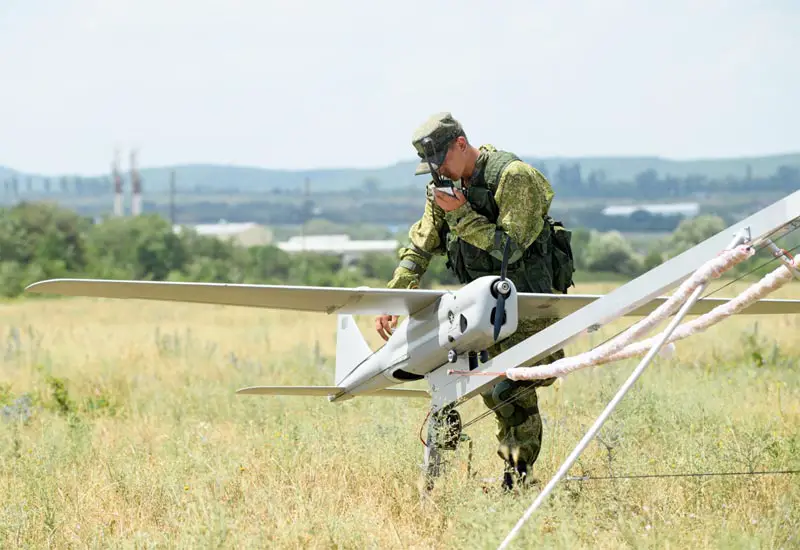 Orlan10 unmanned aerial vehicle.