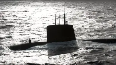 Nuclear attack submarine SNA Emeraude (shown in this file picture) was one of the two French navy ships to patrol through the South China Sea.