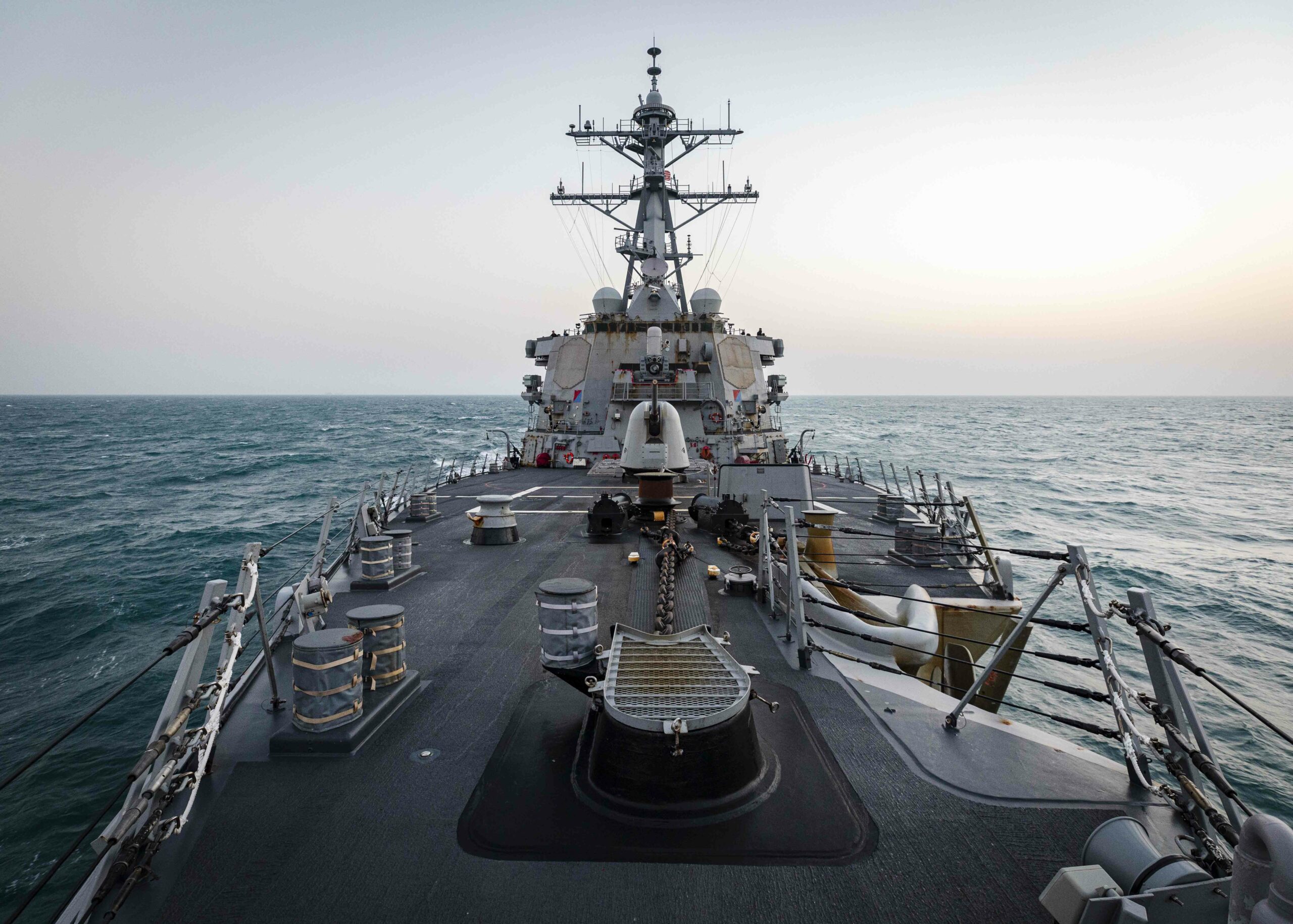 The Arleigh Burke-class guided-missile destroyer USS John S. McCain (DDG 56) is conducting routine underway operations in support of stability and security for a free and open Indo-Pacific. McCain is forward-deployed to the U.S. 7th Fleet area of operations in support of security and stability in the Indo-Pacific region.