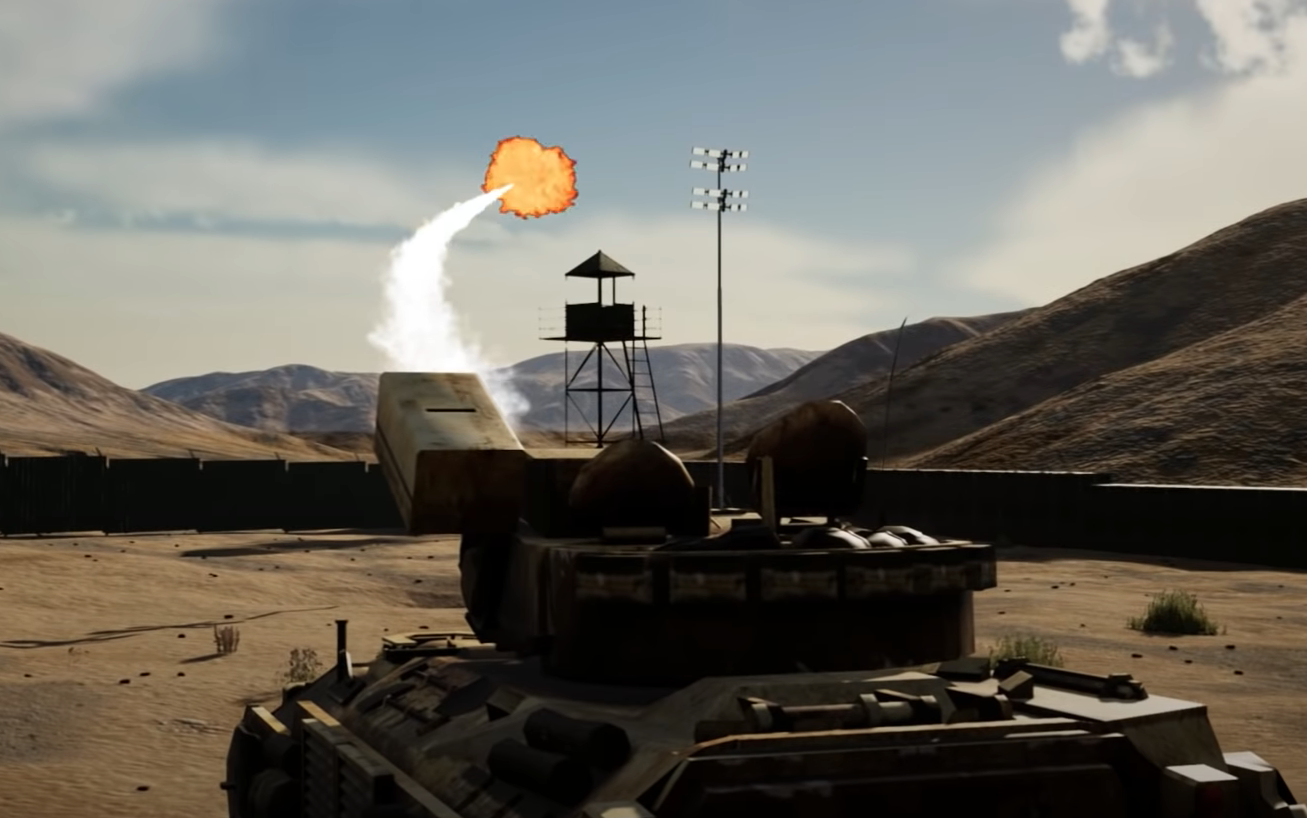Screenshot from the Air Force Research Laboratory’s animated video of the Tactical High-power Operational Responder (THOR)