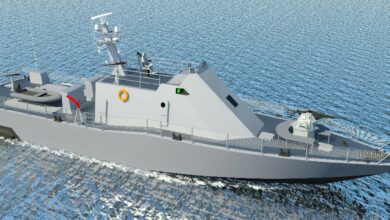 The new Shaldag MK V fast-patrol vessel.