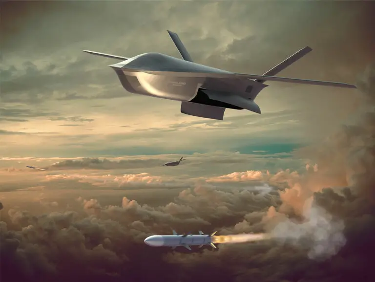 General Atomics Unveils Aircraft-Launched Combat Drone Design