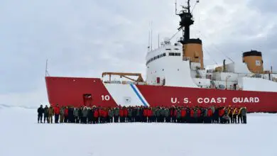 The US Coast Guard Cutter POLAR STAR (WAGB 10)