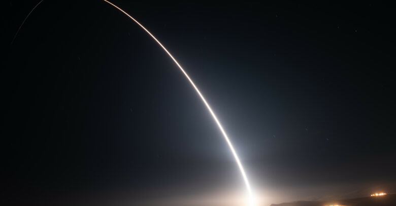 Air Force Global Strike Command unarmed Minuteman III intercontinental ballistic missile launch