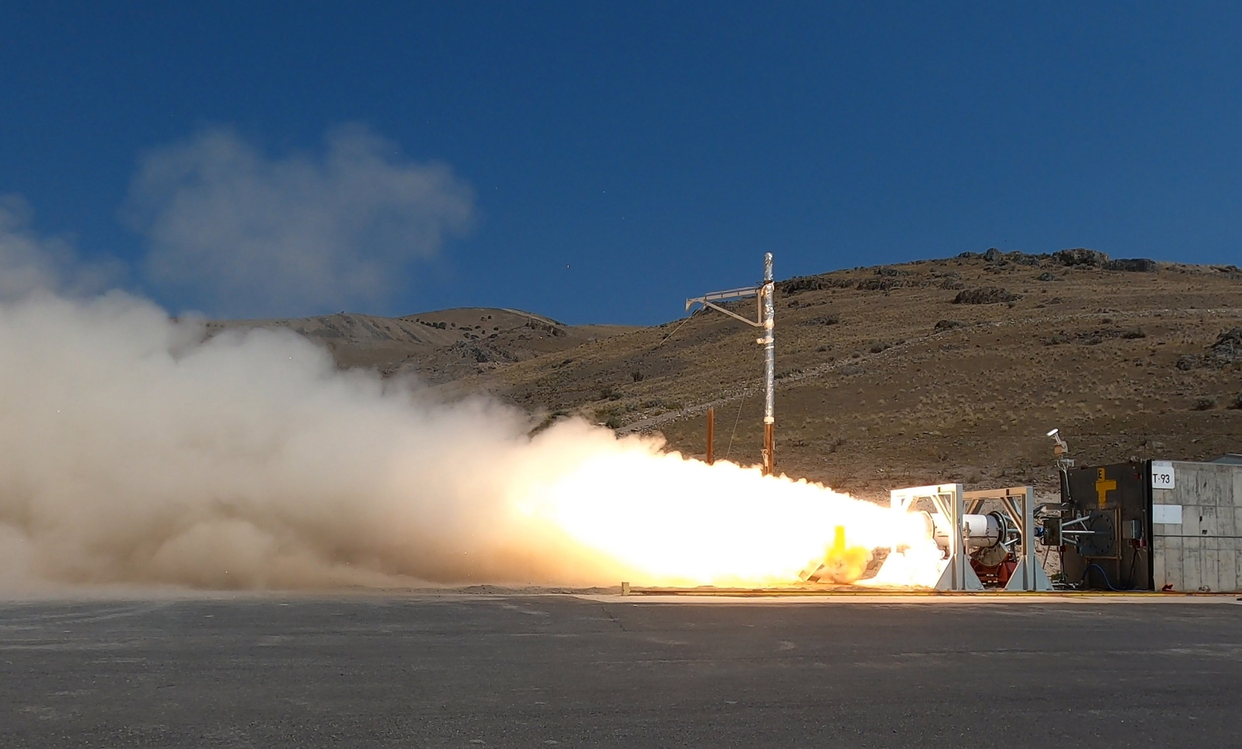 Navy Strategic Systems Programs tests the Second Stage Solid Rocket Motor