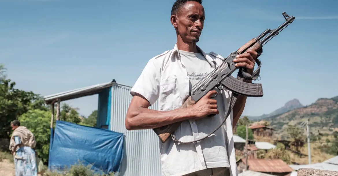 An Ethiopian fighter from Amhara