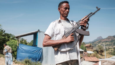 An Ethiopian fighter from Amhara