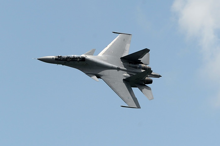 File picture of the Sukhoi Su-30 fighter jet