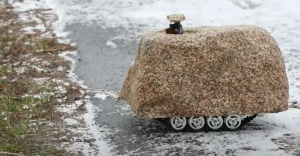Russia's Spy Rock surveillance robot