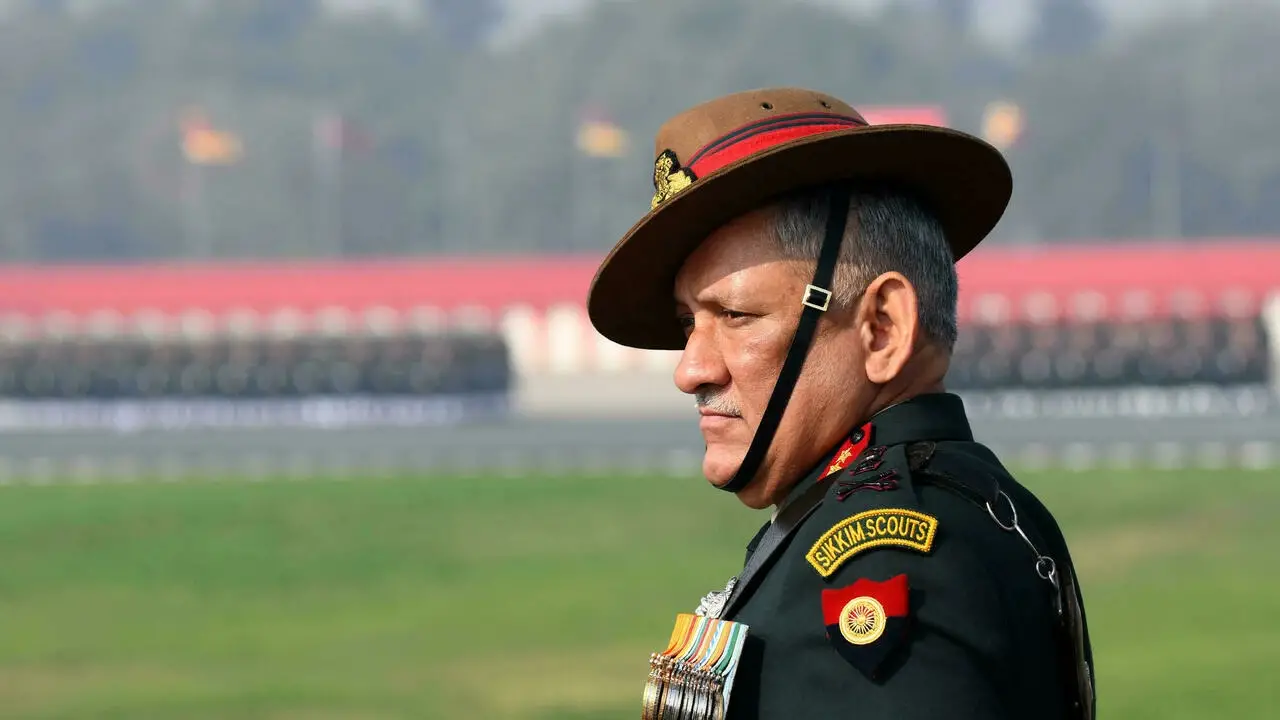 India's defense chief General Bipin Rawat
