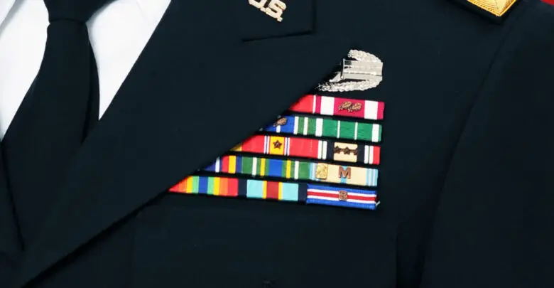 US Army Reserve general's service ribbons