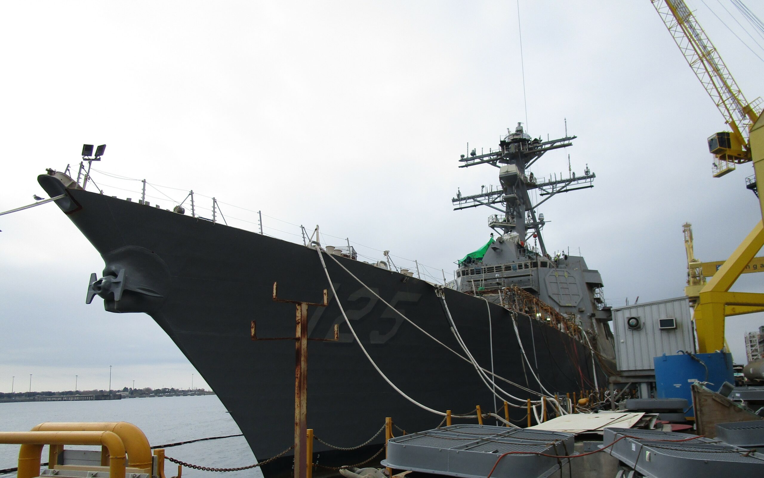 The USS Jack H. Lucas guided missile destroyer