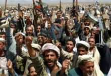 Houthi fighters