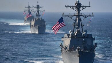 US Navy vessels