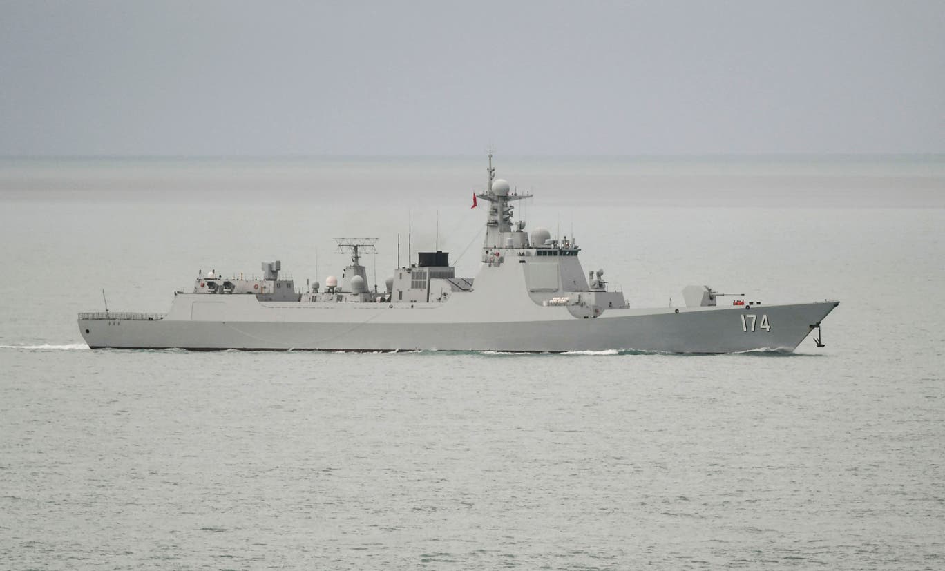 Chinese PLA-N Luyang-class guided missile destroyer