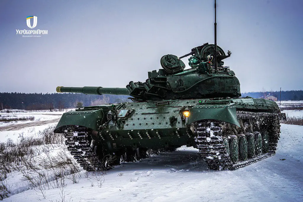 Ukraine's upgraded T-64BV main battle tank