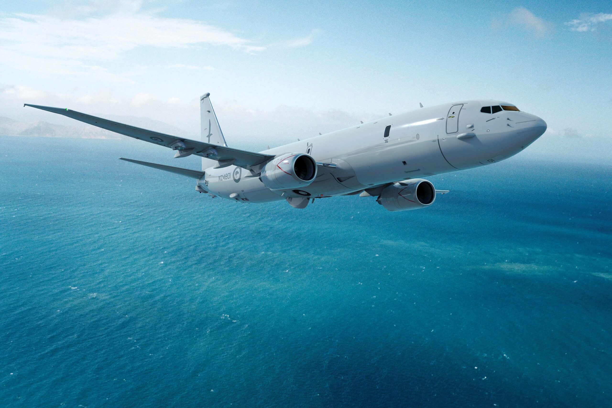 Artist impression of Royal New Zealand Air Force P-8A Aircraft