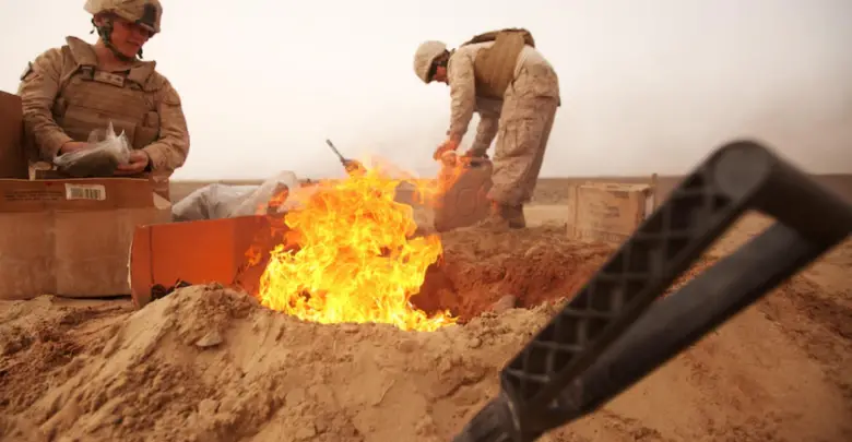 Burn pits were often used in Iraq and Afghanistan