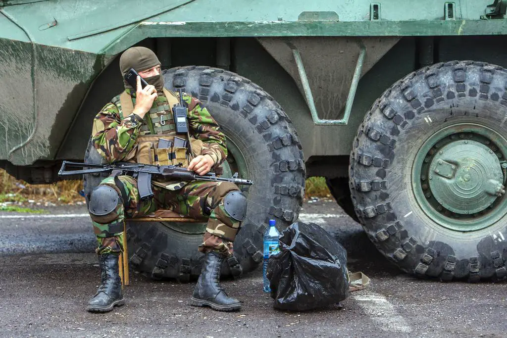 Unidentified soldier in the Russia-Ukraine conflict