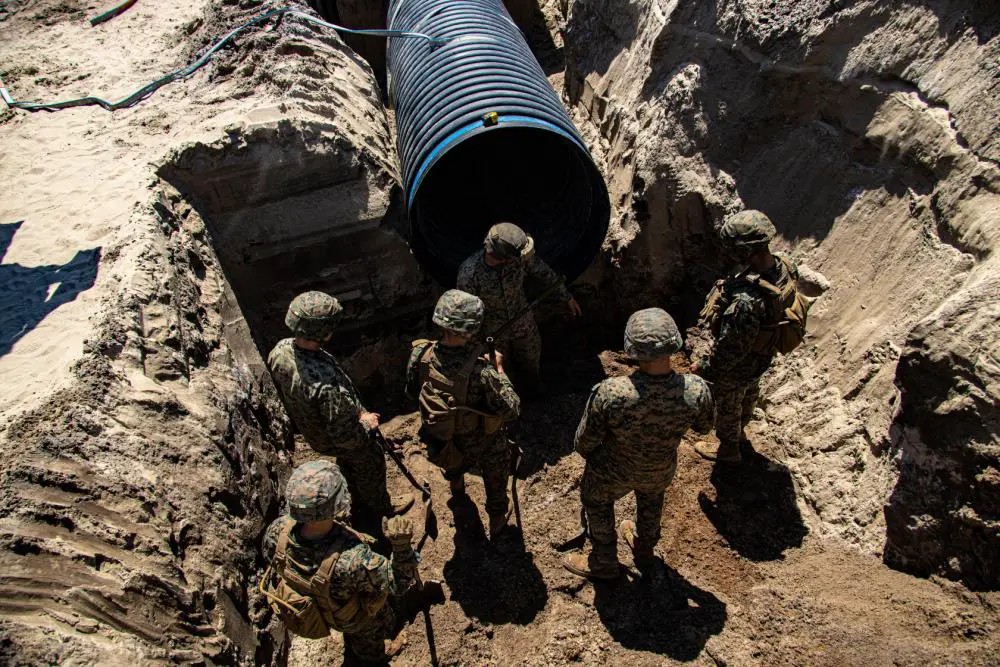 US Marines bunker