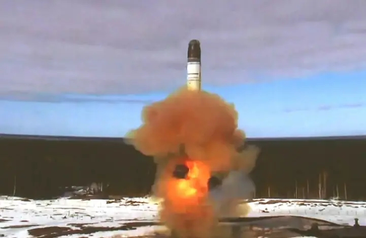 Sarmat inter continental ballistic missile