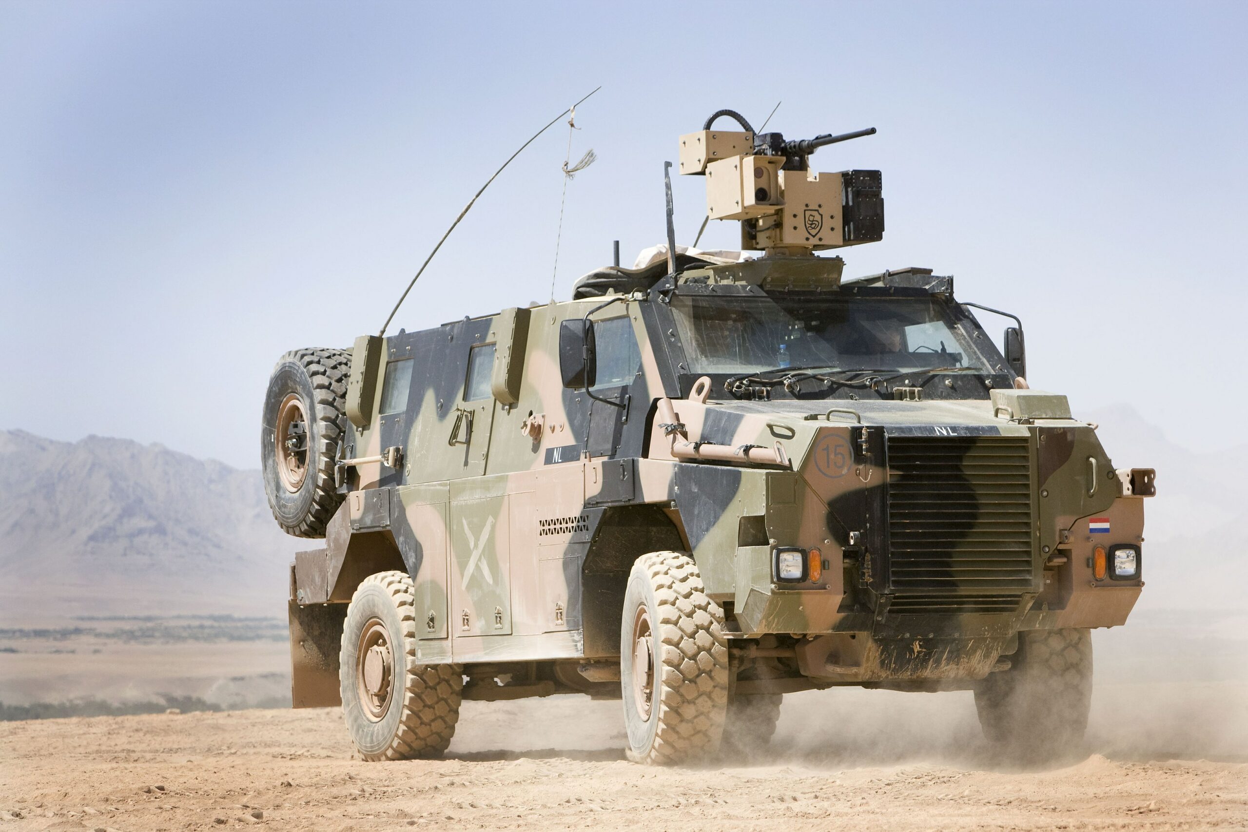 Bushmaster with remote turret